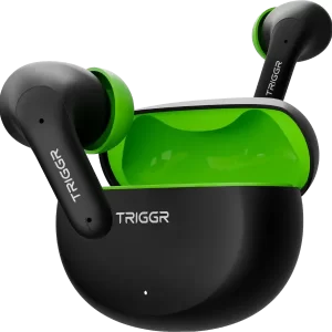 TRIGGR Ultrabuds N3 with Crisp Calling, 50H Playtime, 13mm Drivers, BassXpand Bluetooth Headset (Black Mantis, In the Ear